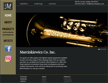 Tablet Screenshot of marcinkiewicz.com